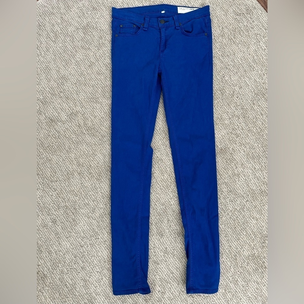 Rag & Bone for Intermix Women’s Capri Stretch Skinny Jeans Liza Blue